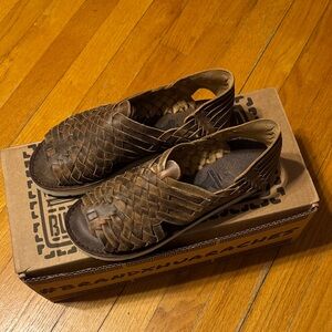 Brown Leather Sandals